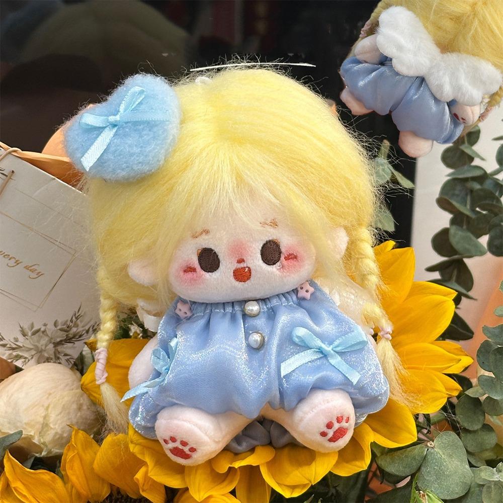 Bow Dress Doll Clothes Outfit with Wing Doll Dress Up Set Doll Accessories