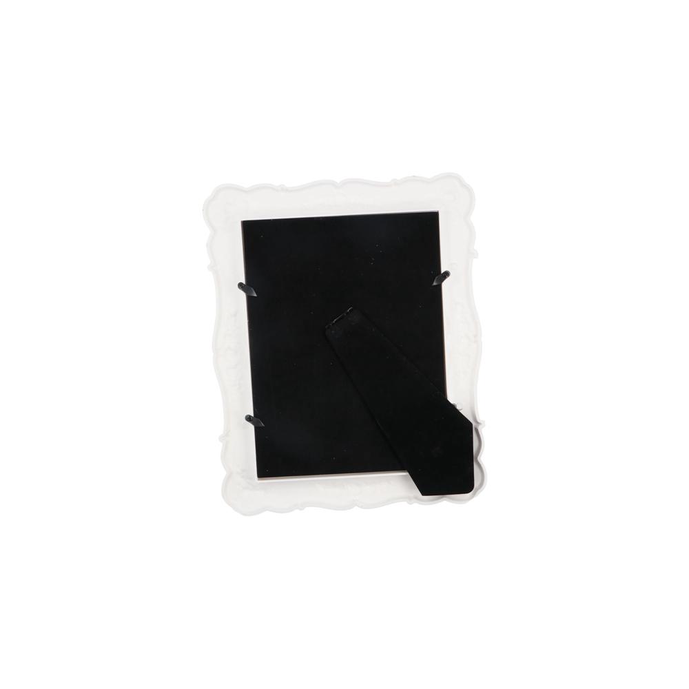 Белая фоторамка в скандинавском стиле, изящной формы, подставка для фото, настенная фоторамка, цветок
