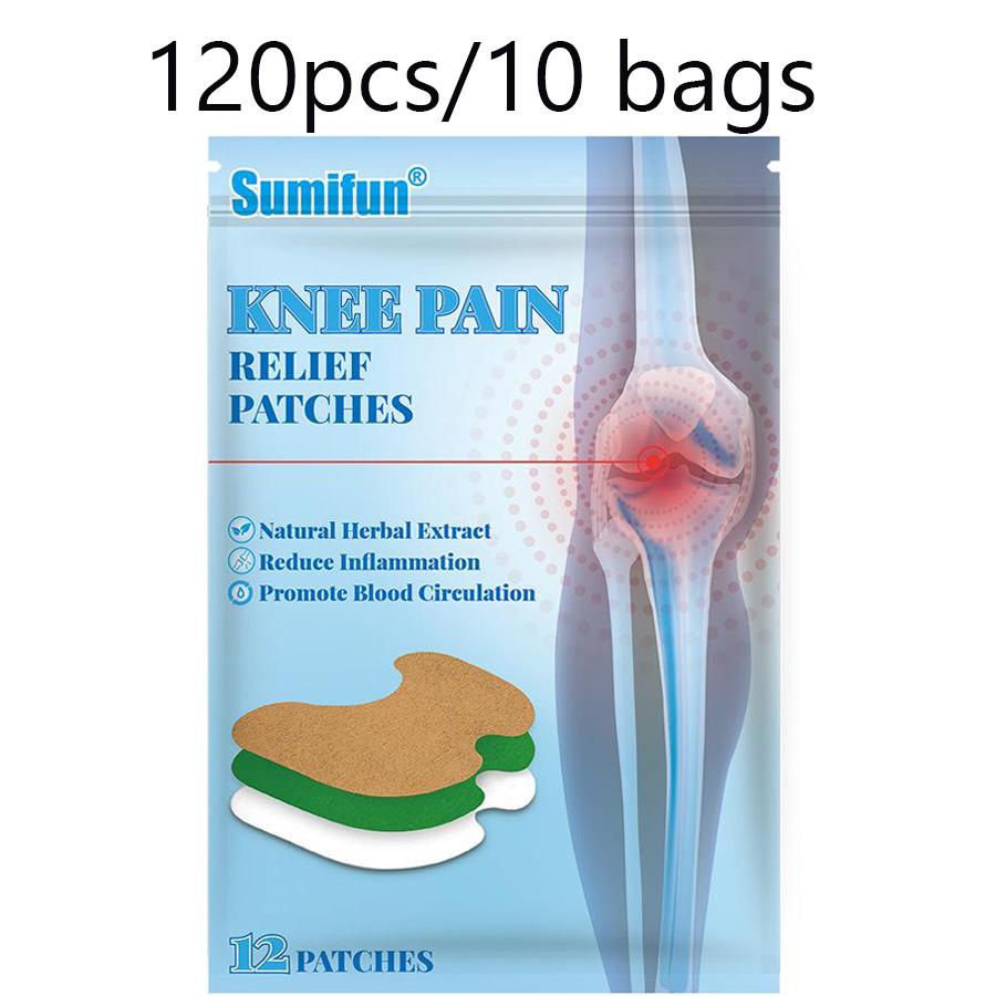 Sumifun 12/24/60/120 Pcs Joint Relief Patch Shoulder Neck Knee Joint Body Protection Patch Knee Care Comfort Herbal Patch