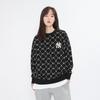New MLB Old Flower Sweatshirts Unisex Black 3AMTM0314-50BKS