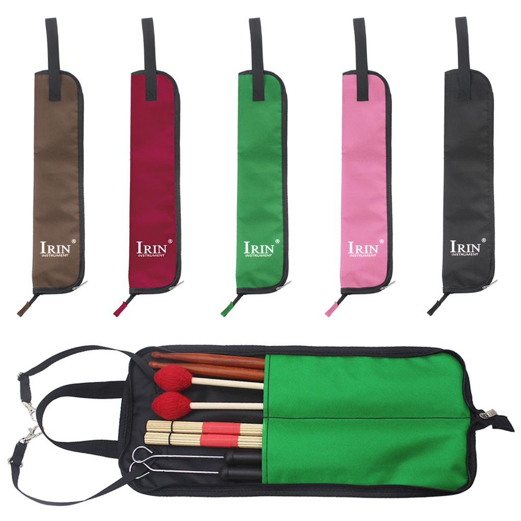 Jazz Drum Sticks Bag Drumstick Case Mallets Holder for Drummer Portable Instrument Accessory Water-resistant
