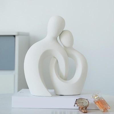 Новые абстрактные скульптуры влюбленных, парные фигурки, подарок на годовщину свадьбы, смола, современное искусство, поп-декоративные предметы, настольные статуи