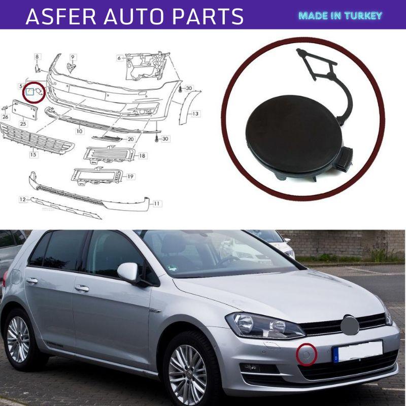 Крышка буксировочной проушины переднего бампера для Golf Mk7 2013-2016 OEM 5G0807241