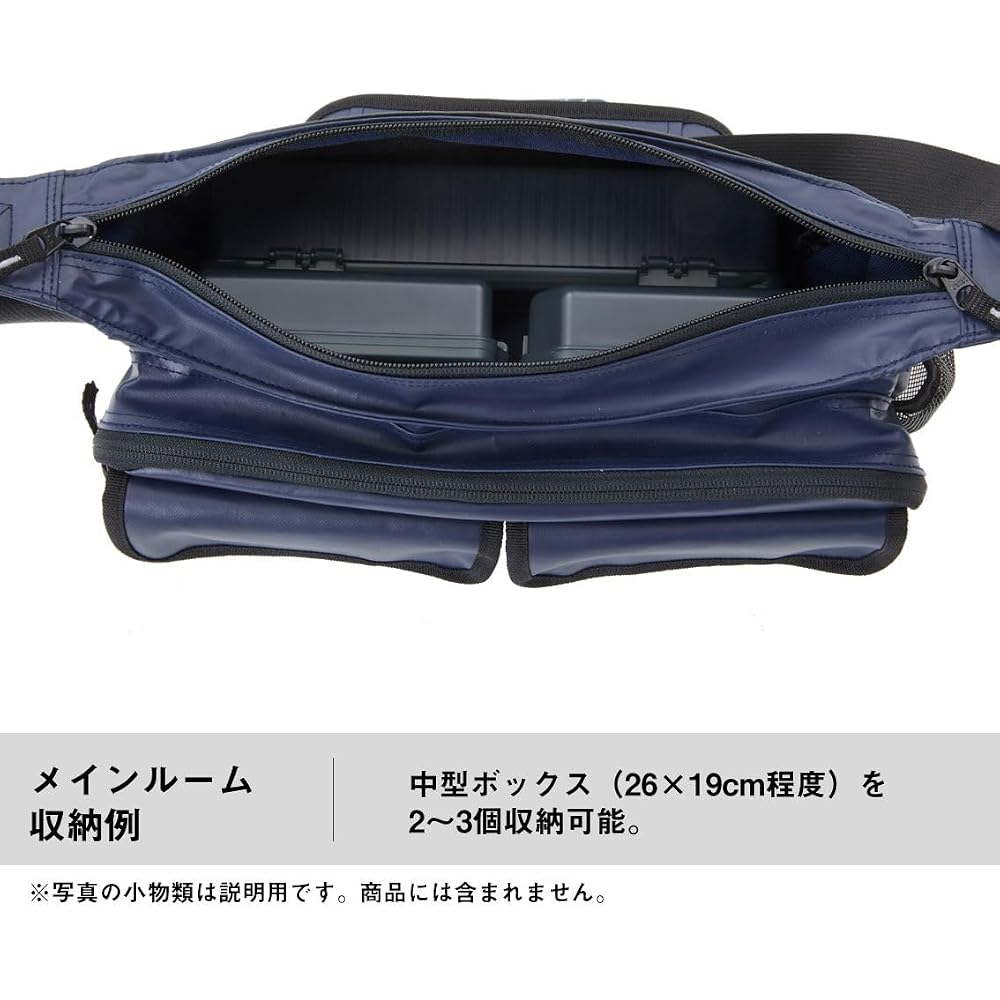 Daiwa Shoulder Bag D Spiral Black 15x33x24cm