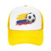 Mesh Sun Hats Colombia Colombia Flag Spring Trucker Hat For Couple Women  yk Retro SunProof Kpop Rock Baseball Cap