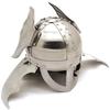 Viking Warrior Helmet 18 Gauge Steel Knight Armor Helmet Larp Re-enactment Helmet