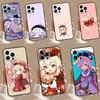 Чехол Qiqi Klee Genshin Impact для Oppo A76 A96 A16 A17 A57 A60 A40 A80 A18 A38 A58 A78 A98 A15 A54 A74 A94 A6 A5 Pro