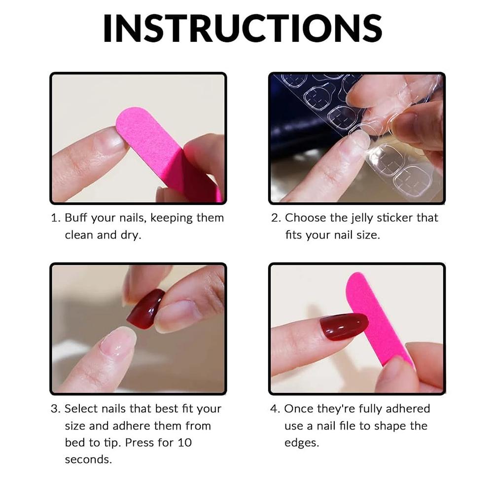 24 шт. Накладные ногти средней и длинной длины с блестящими накладными элементами в форме сердца, носимые элементы нейл-арта для милой девушки