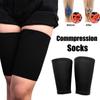 Upper Thigh Compression Sleeves, Thigh Brace Compressive Support Pain Relief Recovery Slimming Workout Wrap Leg Support Shaper