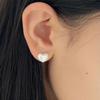 FANTASTIC PLANET Mini Pearl Heart Earrings