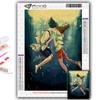 DIY 5D Diamond Painting Hayao Miyazaki Anime Poster Cross Stitch Kit Full Drill Embroidery Mosaic Art Picture of Rhinestones Gift
