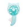 Hand Pressure Fan Without Battery Cooling Cartoon Summer Mini Fans Small Manual Household Children Kids 3 Colors