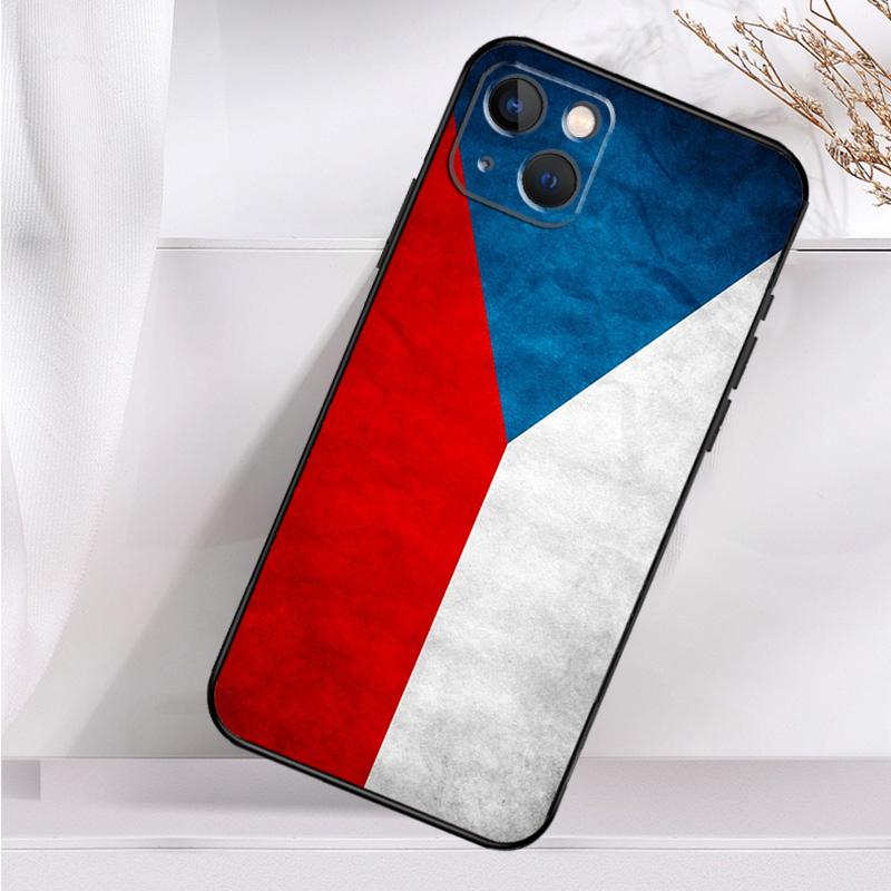Чехия Чешский флаг Ударопрочный чехол для iPhone 17 Pro Max 11 14 15 16 Plus 12 13 Mini 16e 17 Air Чехол для телефона