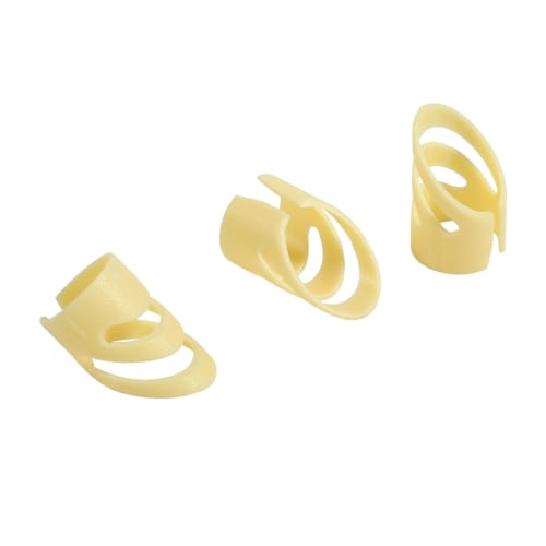 Oikabio 3-Piece Guitar Picks, Index Finger Picks for Electric Guitar and Ukulele, Alaska Picks, Guitar and String Instrument Accessories, Medium