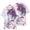 Футболка с коротким рукавом принцессы Рояль, совместный бренд Hatsune Miku, мужская и женская, повседневная, модный тренд, топ в стиле второго аниме