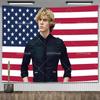 Эван Питерс Гобелен Американский Флаг США Смешной Мем Гобелен Эстетичное Украшение Спальни Обои Домашние Баннеры Задний Фон для Вечеринки
