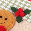 Christmas Refrigerator Handle Covers Gingerbread Man Kitchen Appliance Handle Covers for Fridge Door Holiday Home Office Decoration