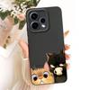 Cute Cartoon Black Cat Dragon Soft Silicone Case For Oppo Reno15 15C 15F 15 Pro Phone Shell Shockproof Cover Anti-scratch Bumper
