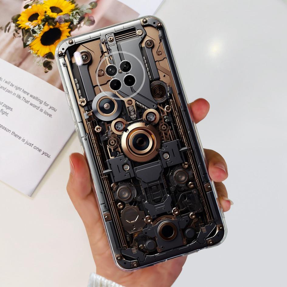 Чехол для Huawei Y9a Чехол-обложка Для Huawei FRL-22 FRL-23 FRL-L22 FRL-L23 Nova Y9a Чехол для телефона Мягкий силикон Прозрачная защита Funda Capa