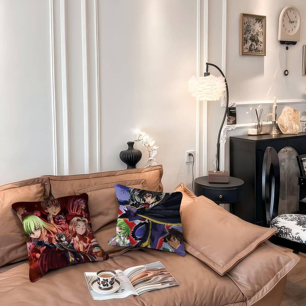 Аниме C-Code Geass Лелуш Стич Подушка-наволочка Удача Дракона чехол для диванной подушки украшение для дома комнаты подарок для детей