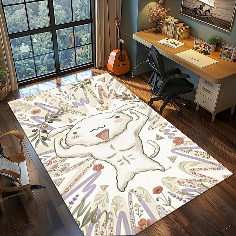 Crayon Shin-chan Large Gamer Rug Non Slip Washable Area Mat Bedroom Home Floor Decor
