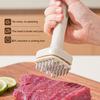 Stainless Steel Meat Tenderizer Hammer Automatic Rebound Meat Tenderizer Tool for Kitchen Family Restaurant Bakery Marinade Absorption Enhancer