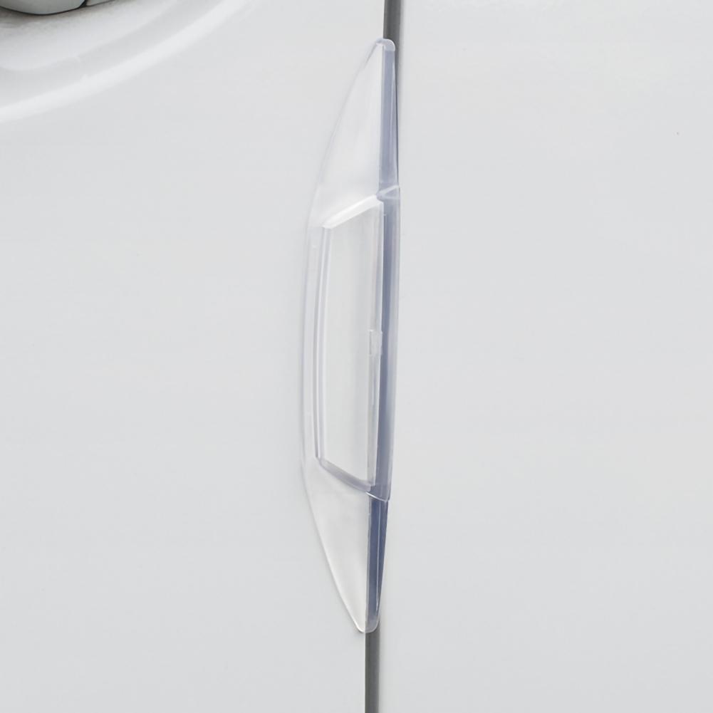 4 шт. Защитная накладка на дверь автомобиля, защитная полоска для подушки безопасности, защита от царапин, резиновые наклейки на бампер автомобиля, защита кромки двери автомобиля