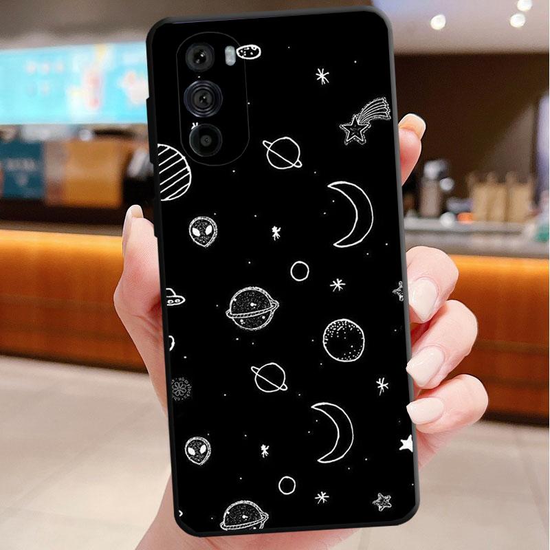 Phone Case For Motorola Edge 50 40 Pro 60 50 40 30 Ultra Neo Fusion Moto G85 G72 G53 G54 G84 G13 G32 Stars Space Astronaut