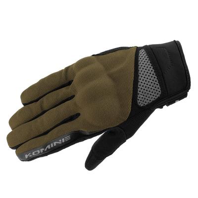 KOMINE Мотоциклетные перчатки 3D Protect Mesh Gloves Оливковые 2XL GK-1633