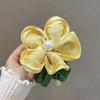 Cloth Hair Loop Three-dimensional Flower Flower Ponytail Head Rope Fashion Hair Accessories Girl
