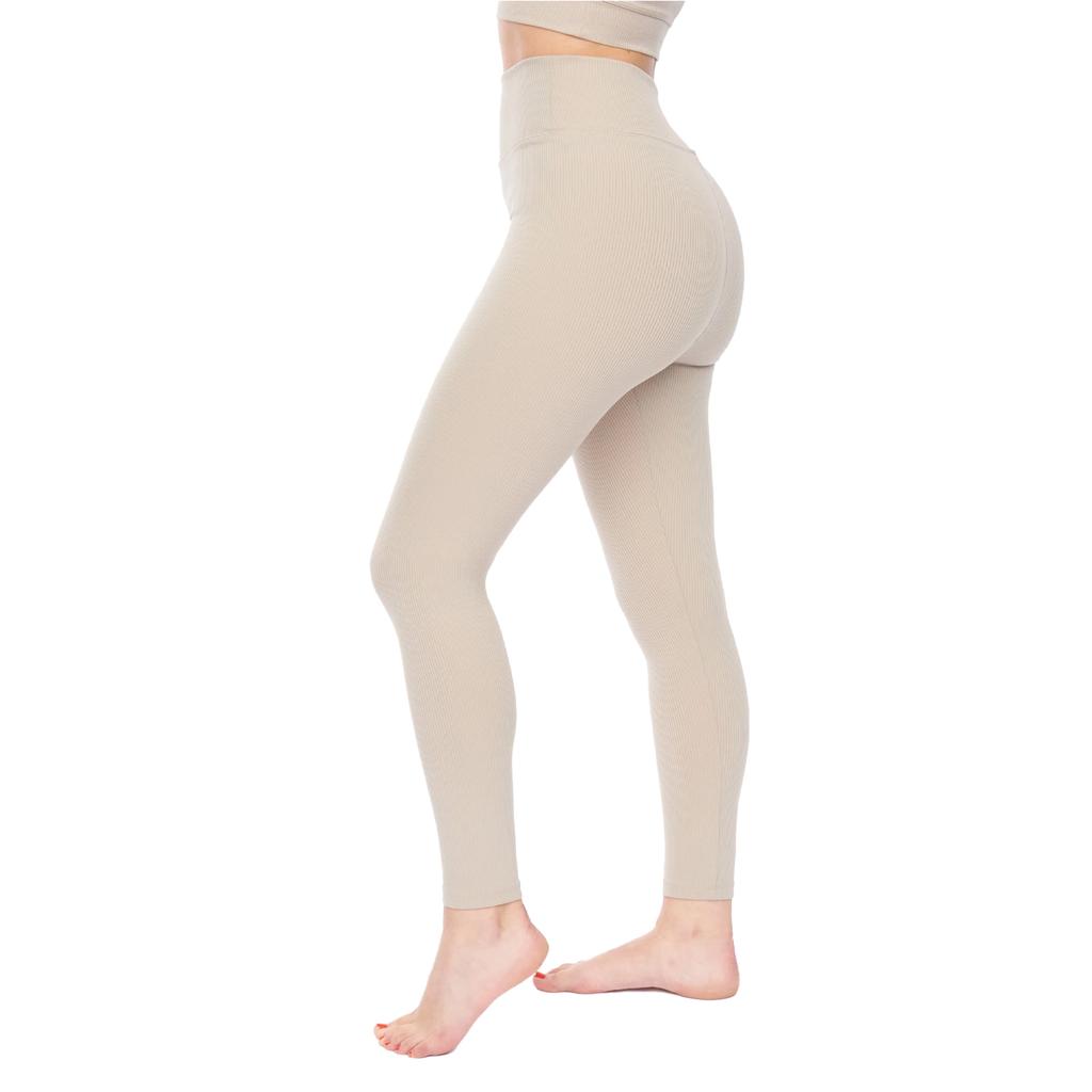 Lookus Womens/Ladies Maside Ribbed Top And Leggings Set