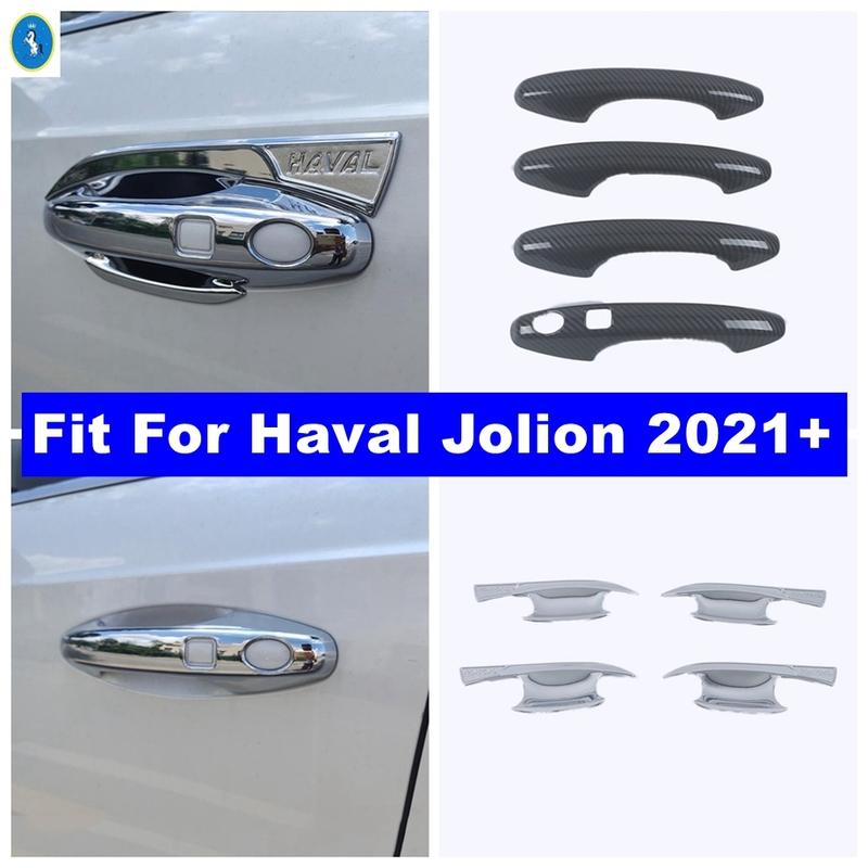 Для Haval Jolion - 2024 Хромированные Накладки на Ручки Дверей Автомобиля, Накладка-Чаша для Ручки, Декоративная Накладка, Аксессуары