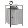 Nightstands (2 pcs) Grey Sonoma 40 x 42 x 60 cm Particleboard