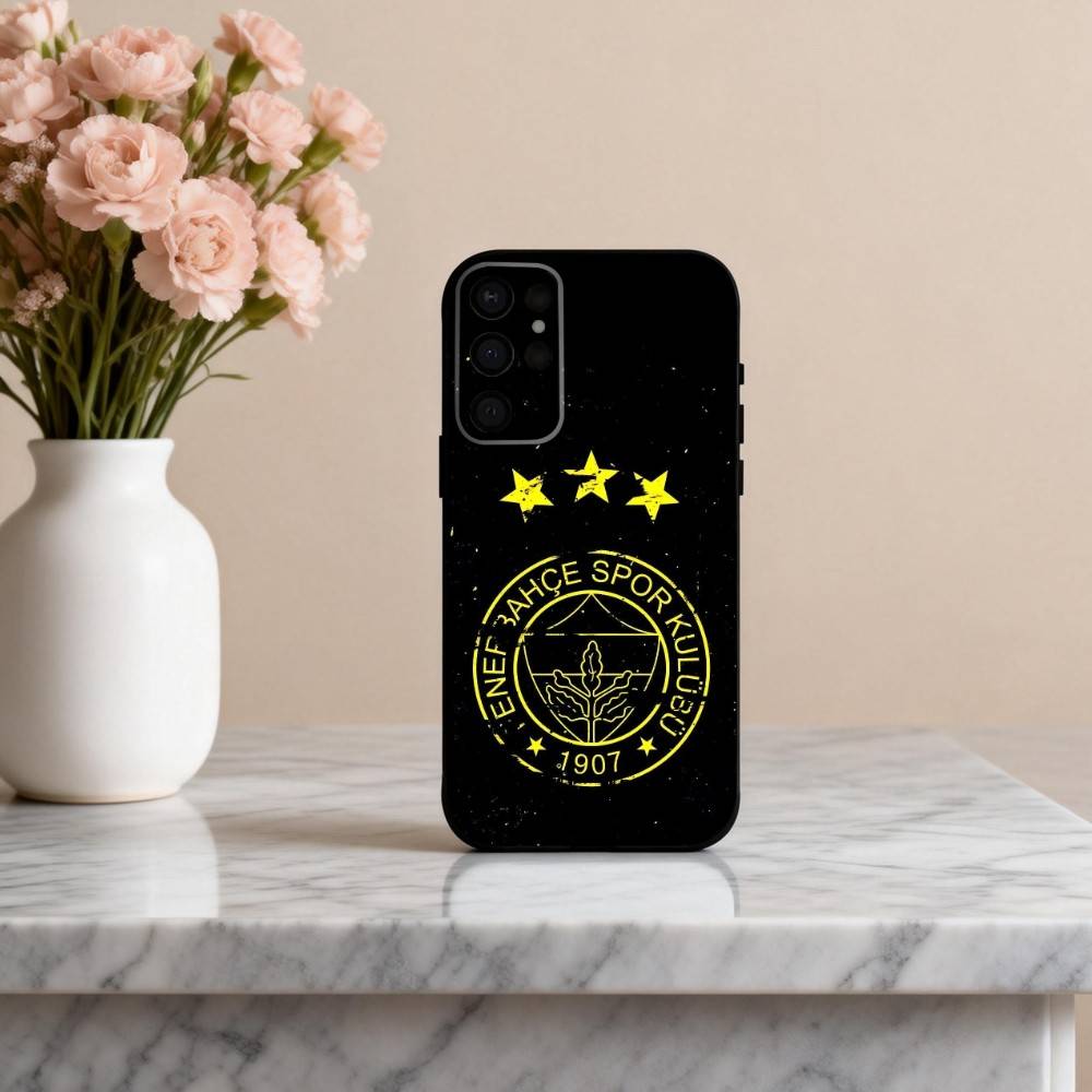 1 шт. T-Турция-Y F-Фенербахче-E Чехол для телефона для Samsung S25,24,23,22,30,21,10,9,Ultra,Plus,Lite,FE,4,5 G Мягкий черный чехол