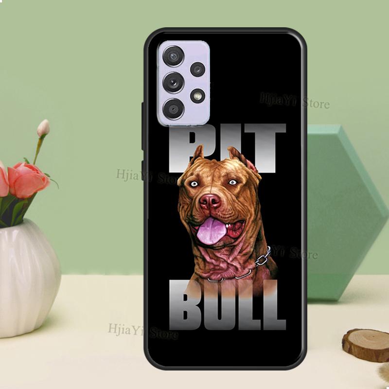 Pit Bull Lovely Dog Pitbull Case For Samsung A54 A34 A24 A14 A51 A71 A12 A22 A32 A52 A72 A73 A33 A53 A13 Back Cover
