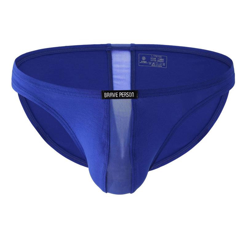 Мужские хлопковые трусы-слипы с низкой посадкой, тонкие, мягкие, однотонные, удобные, дышащие, облегающие