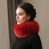 Женские зимние модели Net Red New Students Сто волос воротник шарф Зимний теплый шарф