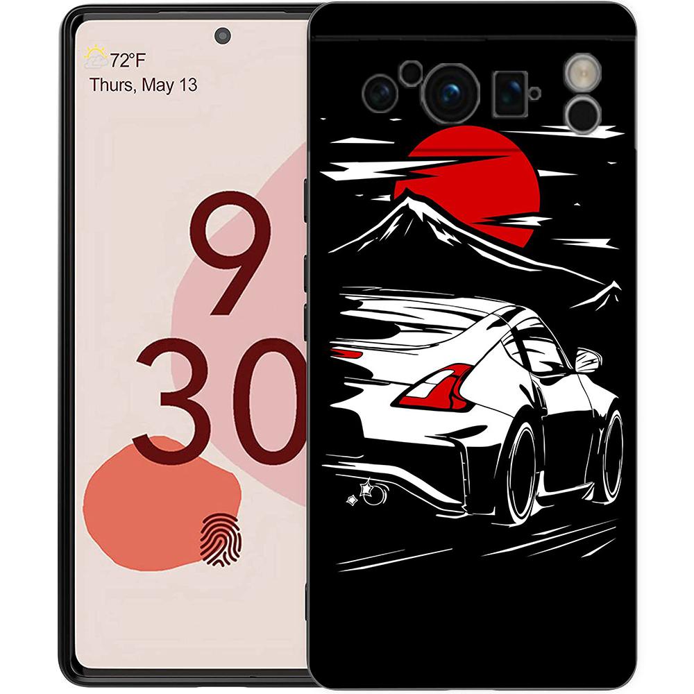 JDM Car Phone Case Cover for Google Pixel 8 7 6 7A 6A Pro 5G Shockproof Silicone Soft 8 Pro 5G Shell Capas Coque Cases Bags TPU