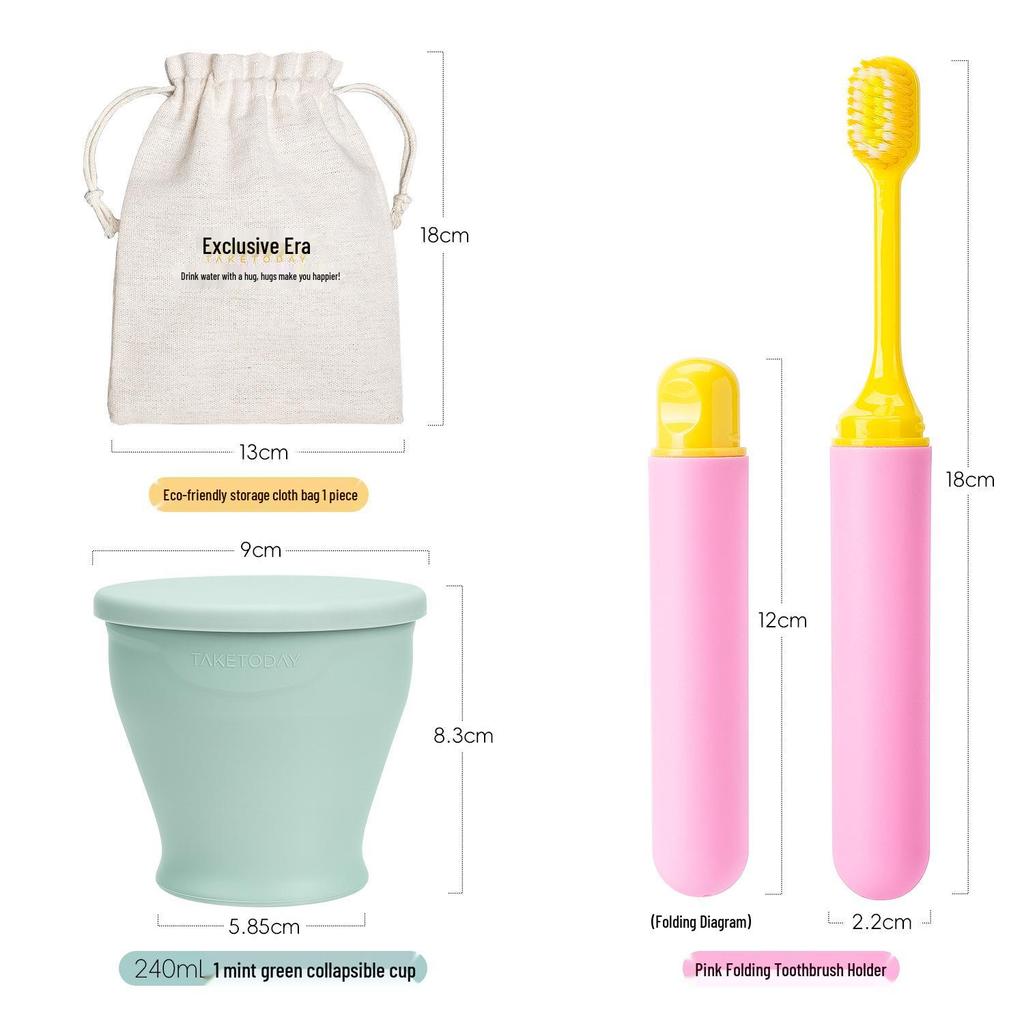 Эксклюзивная портативная силиконовая складная дорожная кружка Era