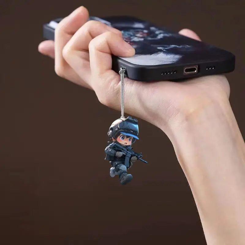 Новый Рождественский Орнамент Подвеска Акрил Плоский Забавный Подвеска Спецназа Подвеска Праздничный Подарочный Подвеска Подвеска