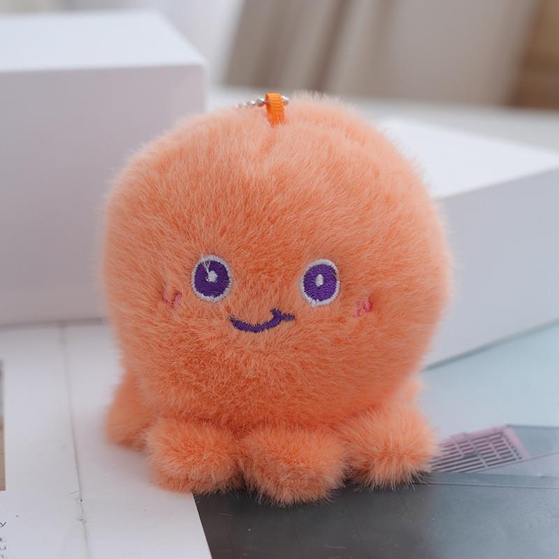 Очаровательный милый плюшевый брелок в виде медузы, мягкая игрушка для сумок