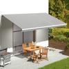 Awning Cover Anthracite and White 6x3 m