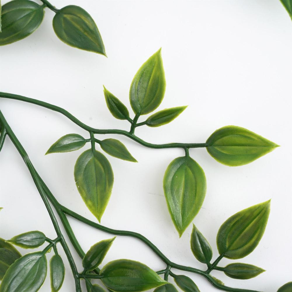 Artificial Leaf Plant Fake Flowers Vines Leaf Wall Hanging Outdoor Garden Home Decoration Plastic Green Plant Ivy