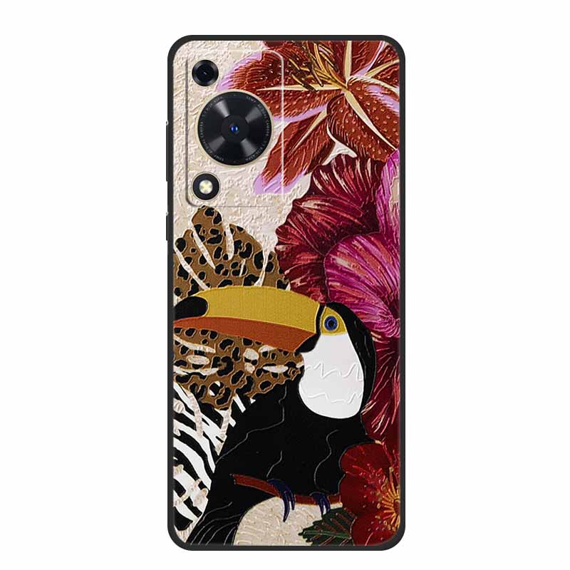 3D Тисненый Чехол Для Huawei Nova Y72s Y63 Y72 12s Pura 70 Pro Ultra P60 Pro Чехол Для Телефона Y 72 s Y 63 Черный Силикон Мягкая Задняя Крышка