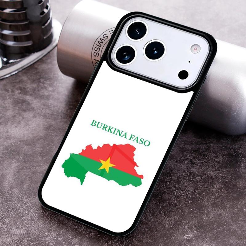 Чехол для телефона Флаг Буркина-Фасо Для iPhone 17 16 15 14 13 12 11 Pro Max Plus 17Air Мягкий силиконовый чехол