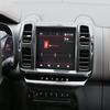 For Citroen C5 Aircross 2017 2018   ABS Chrome Car Console Navigation Frame Cover Trims Inner Auto Styling Accessories