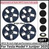 For Tesla Model Y Juniper 4PCS Hub Cap Car Replacement Wheel Cap 19 Inch Performance Automobile Hubcap Cover Accessories 2025