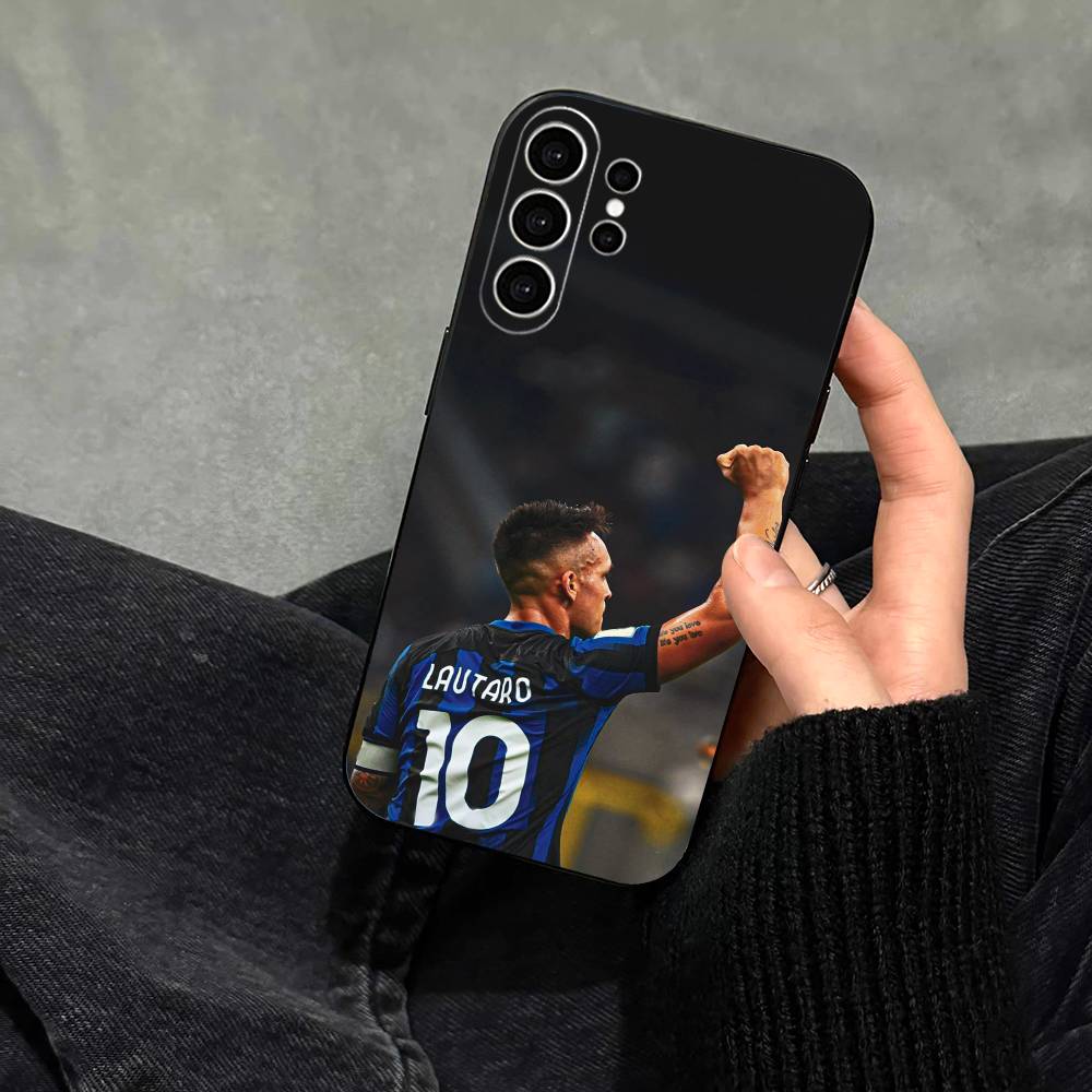 Чехол для телефона Lautaro Martinez для Samsung S25, S24, S21, S22, S23, S30, Ultra, S20, Plus, Fe, Note, 10, 9, 5G Черный чехол