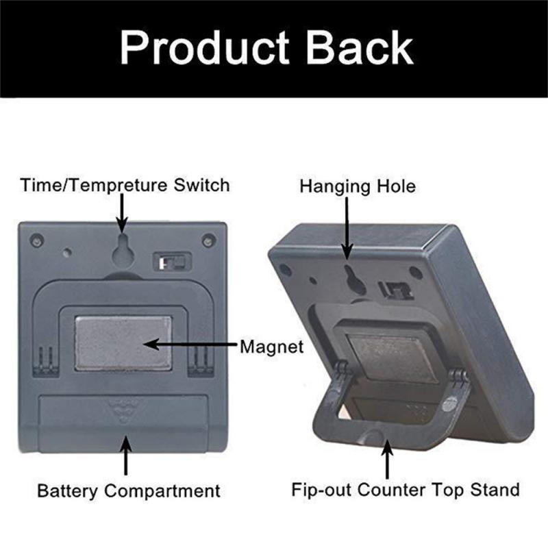 Kitchen Digital Cooking Thermometer Meat Food Temperature for Oven BBQ Grill Timer Function with Probe Heat Meter for Cooking