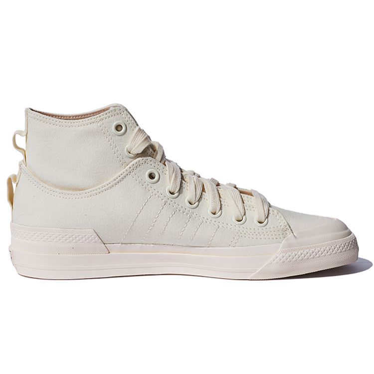 Melting Sadness x adidas Nizza High DL Bee With You - Кроссовки унисекс кремово-белые с оранжевым оттенком GZ2675